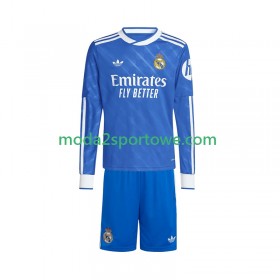 Koszulka Real Madryt Dziecięcy Trzeci Stroje Piłkarskie 2025/26 Długi Rękaw